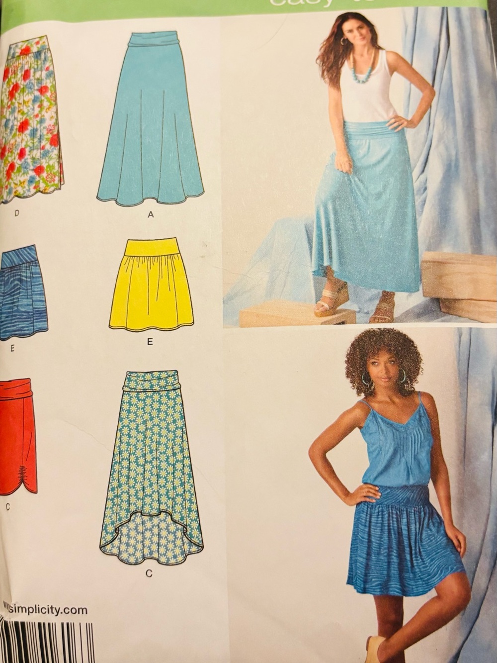 Simplicity 1616 Easy-to-Sew Six Styles Sizes 8-12 Pre Owned